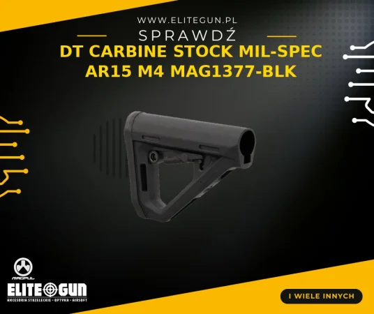 Magpul DT Carbine Stock Mil-Spec AR15/M4 MAG1377-BLK - kolba czarna 390 zł