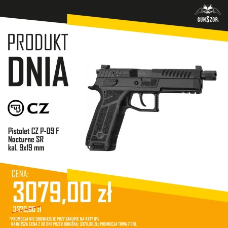 Pistolet CZ P-09 F Nocturne SR kal. 9x19 mm