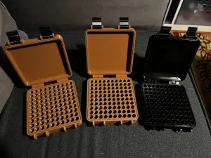 3x Pudełka na amunicje 9mm 100 sztuk