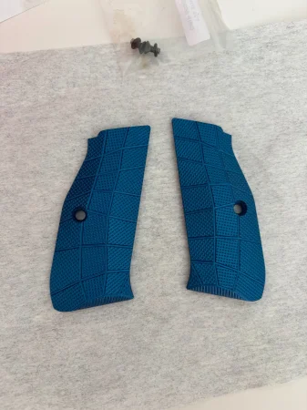 LOK Grips Palm Swell Gridlok - Niebieskie Długie - CZ Shadow 2