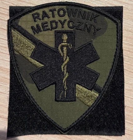 Haftowana naszywka RATOWNIK MEDYCZNY wz 2010
