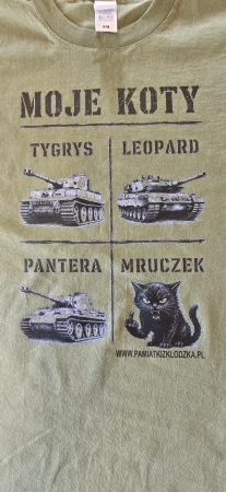 KOSZULKA MOJE KOTY grzeczna/niegrzeczna roz. S-XXXL