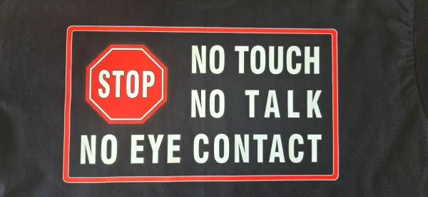 KOSZULKA "NO TOUCH..." ROZ. S-XXXL