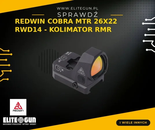REDWIN Cobra MTR 26x22 RWD14 - kolimator RMR Multi-reticle IP67 711 zł