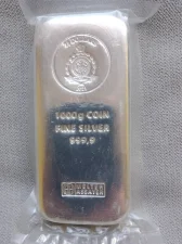 Argor Heraeus Niue sztabka1 kg srebra