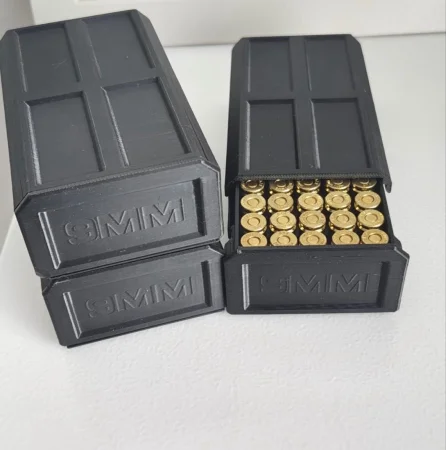 Pudełka na amunicje 9x19 mm