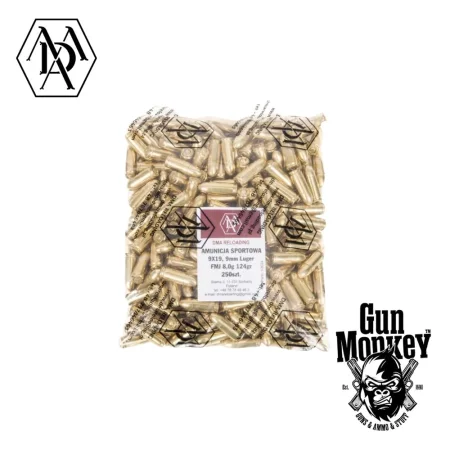 Amunicja DMA kal. 9x19 8g/124gr FMJ /1op 250 szt/ nowa