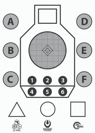 Tarcze Strzeleckie Aim Small 50szt