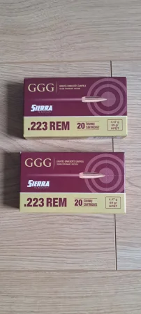 .223 REM GGG 69GR HPBT SIERRA, 3.75zł/szt