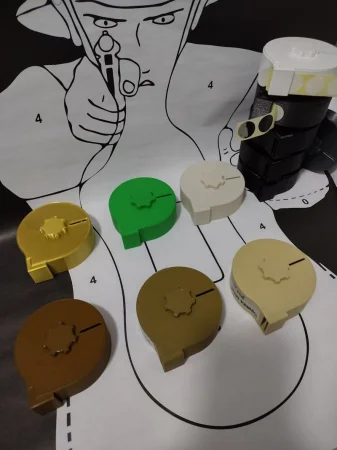 Dyspenser zaklejek do tarcz, zaklejki 13/20mm 500 i 1000 sztuk