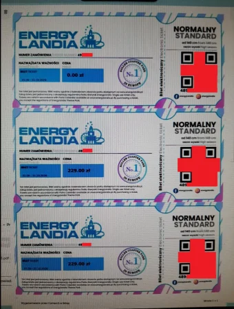 3 bilety do parku rozrywki EnergyLandia