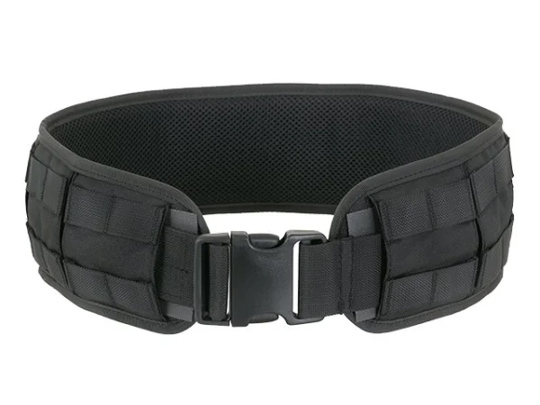Pas bojowy biodrowy MOLLE / War Belt - czarny - zdjęcie 1