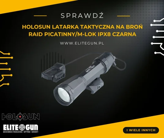 Holosun Latarka taktyczna na broń RAID Picatinny/M-LOK IPX8