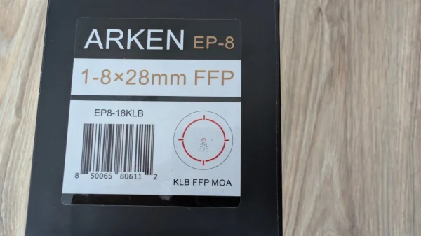 Luneta biegowa LVPO Arken EP-8 1-8 28 BDC KLBOX FFP - zdjęcie 2