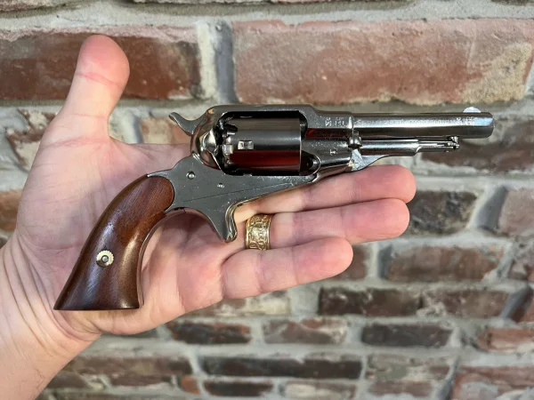 Rewolwer Remington1863 Pocket Brass Nickel .31