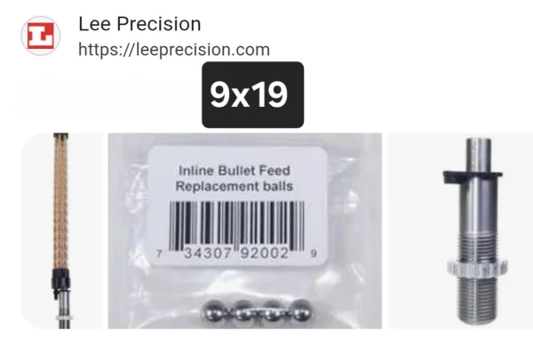 Lee inline bullet feeder kit