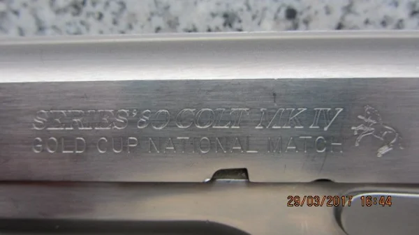 COLT 1911 GOLD CUP NATIONAL MATCH SERIES' 80 MK IV - zdjęcie 2
