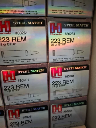 Hornady Steel Match 223 75gr  bthp