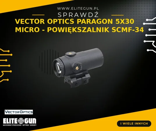 Vector Optics Paragon 5x30 Micro SCMF-34 - powiększalnik FTS QD