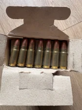 Amunicja 7,62 x 25, 1,6zł sztuka.