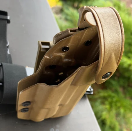 Kabura udowa Lewy Kabury do Glock 17 gen. 1-5 pod latarkę Fenix GL19R V1 - zdjęcie 3