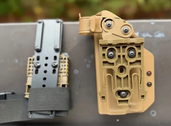 Kabura udowa Lewy Kabury do Glock 17 gen. 1-5 pod latarkę Fenix GL19R V1 - zdjęcie 5