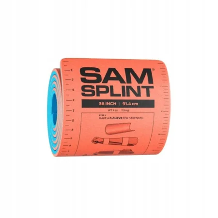 Szyna unieruchamiająca SAM Medical Splint XL 91,4 cm prosta/zwijana - zdjęcie 4