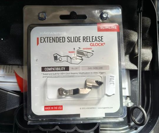 KAGWERKS do Glock 43x / 48 Extended Raised Slide Relase